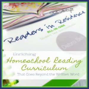 Homeschool Reading Curriculum from Starts At Eight Apologia's Readers in Residence is an enriching homeschool reading curriculum that takes your child beyond the written word, delving deeper into literature.