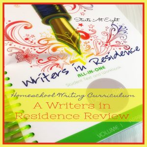 Apologia's Writers in Residence is a homeschool writing curriculum that teaches foundations, uses real life examples & offers evaluation help for parents.