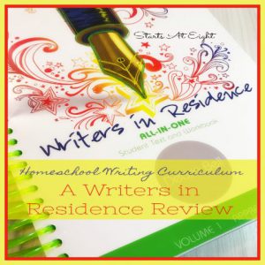 Apologia's Writers in Residence is a homeschool writing curriculum that teaches foundations, uses real life examples & offers evaluation help for parents.