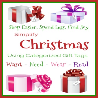 Simplify Christmas Using Categorized Gift Tags: Shop Easier, Spend Less, Find Joy