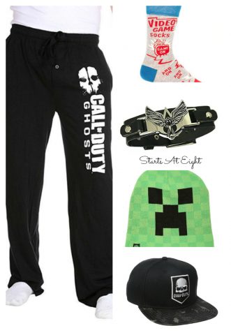 This Gaming Kids Gift Guide from Starts At Eight offers a selection of unique and fun gifts that your little gamers will love! Clothing, trinkets, novelty items and more!