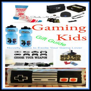 This Gaming Kids Gift Guide from Starts At Eight offers a selection of unique and fun gifts that your little gamers will love! Clothing, trinkets, novelty items and more!