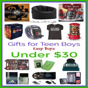Easy Buys Under $30: Gifts for Teen Boys from Starts At Eight. Pick up something meaningful, enjoyable, and wallet friendly for the teen boy in your life!