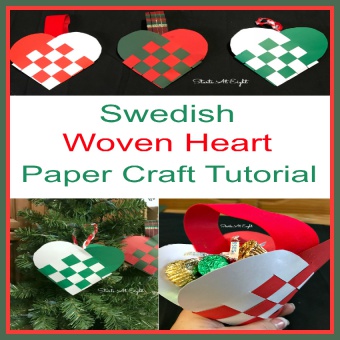Swedish Woven Heart Paper Craft