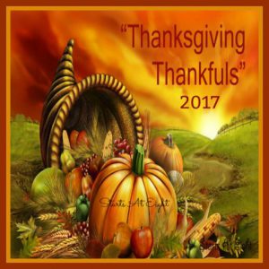 Thanksgiving Thankfuls 2017 from Starts At Eight is a place and a time to reflect on all there is to be thankful this year. Grab a button and join in!