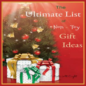 The Ultimate List of Non Toy Gift Ideas from Starts At Eight. Maximize the memories with activity gifts like ice skating or sewing classes, board games, gift cards and family trips and more!