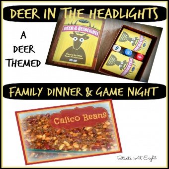 Deer in the Headlights Family Dinner & Game Night