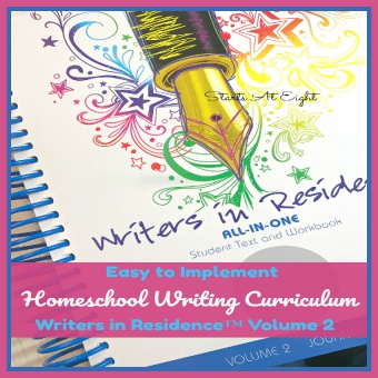 Easy to Implement Homeschool Writing Curriculum: Writers in Residence™ Volume 2