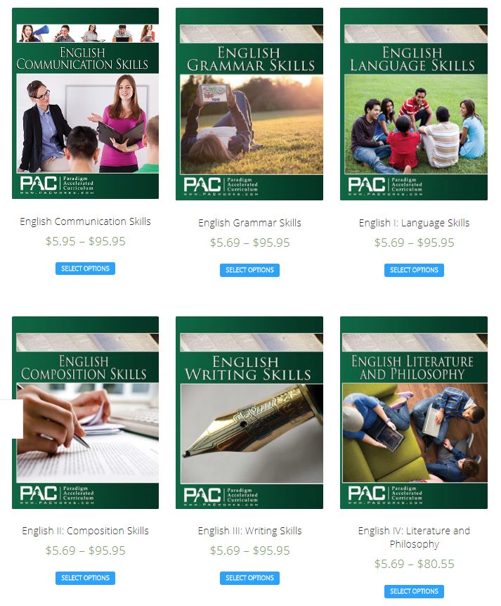 Help for Teaching Homeschool High School Writing Skills is as easy as picking up Paradigm Accelerate Curriculum's High School Writing Course: English Writing Skills. It's easy to implement, self-directed and affordable!