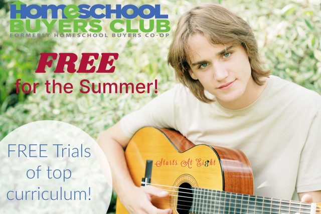 Homeschool Buyers Club FREE Trials of top Curriculum