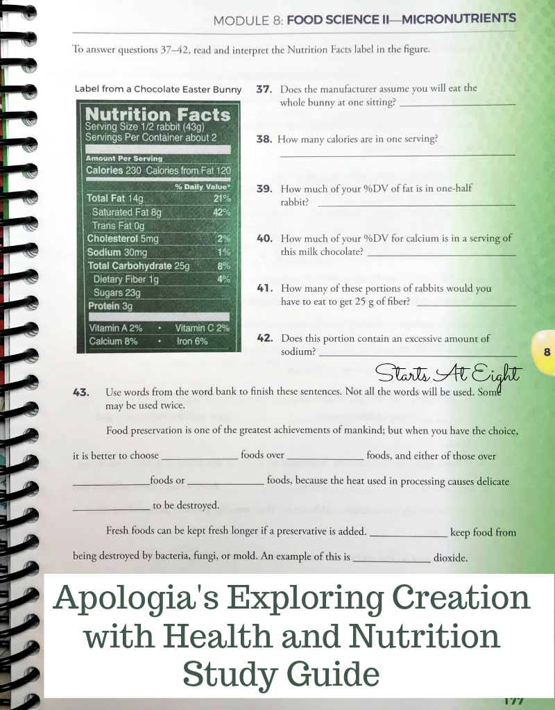 Homeschool Health and Nutrition for High School using Apologia's Exploring Creation with Health and Nutrition. A science course that has it all! Both physical and emotional health with practical tips and activities to help teens learn about health and nutrition.
