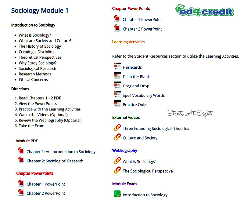 Affordable Online College Courses with Ed4Credit - StartsAtEight
