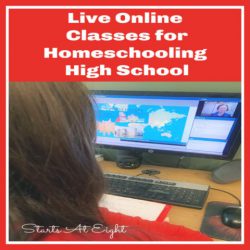 Live online classes for homeschooling high school from Big River Academy. Big River Academy offers live online classes for grades 5-12. English, Math, Foreign Language, History, Electives and more. A Review from Starts At Eight