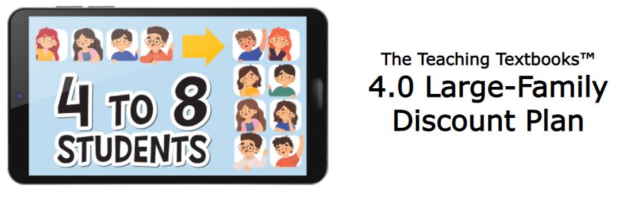 Homeschool Math with Teaching Textbooks 4.0 is math made easy. Online, interactive, independent, auto-graded, and so much more!