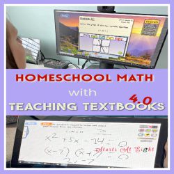Homeschool Math with Teaching Textbooks 4.0 - A review from Starts At Eight