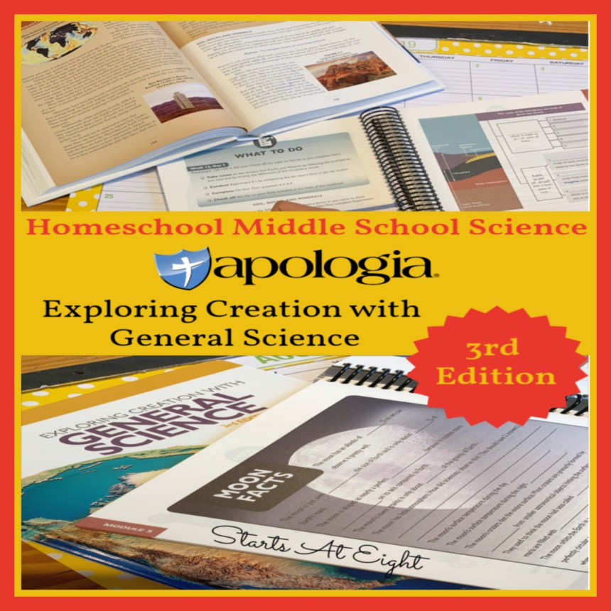 Homeschool Middle School Science – Exploring Creation with General Science