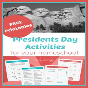 FREE Presidents Day Activities for your Homeschool from Starts At Eight