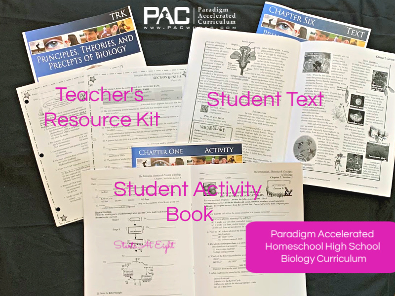 Homeschool High School Biology with Paradigm Accelerated Curriculum. Is an affordable, comprehensive, easy to implement full credit high school course.