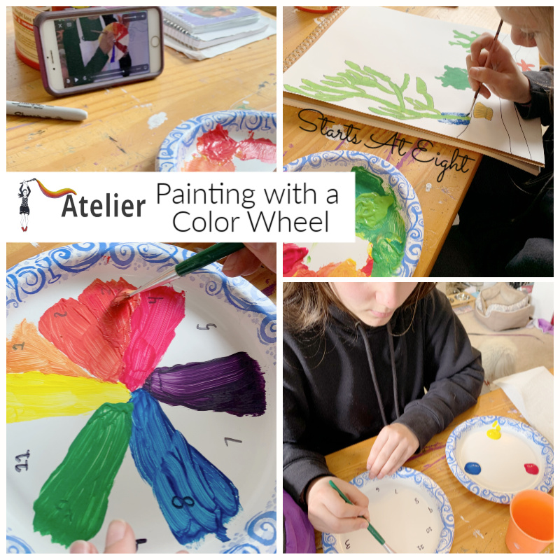 Middle School Online Art Curriculum from Atelier Homeschool Art by Arts Attack offers video-based art instruction for homeschoolers. A review from Starts At Eight