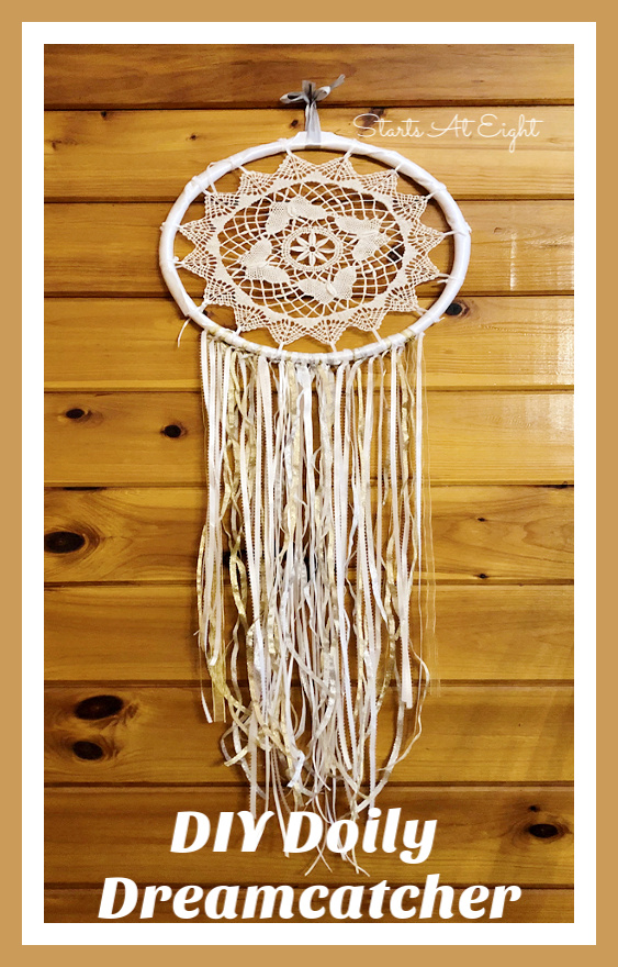 DIY Doily Dreamcatcher Tutorial from Starts At Eight