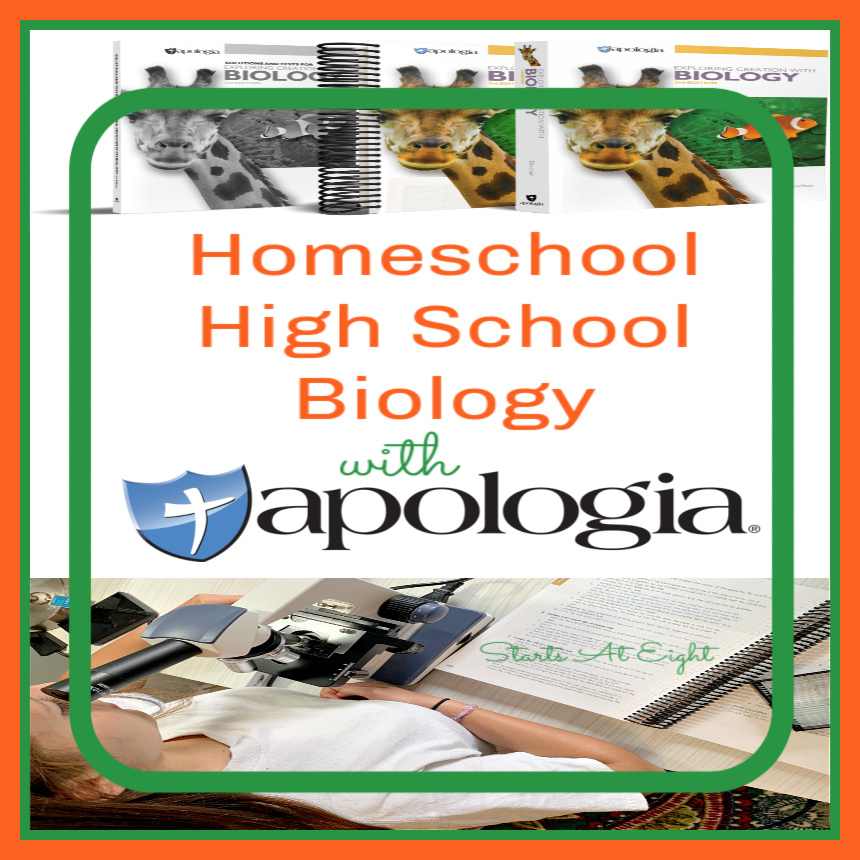 Homeschool High School Biology with Apologia - A Review from Starts At Eight
