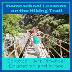 Homeschool Lessons on the Hiking Trail from Starts At Eight