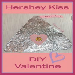 Hershey Kiss DIY Valentine Craft from Starts At Eight