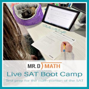 Mr. D Math Live SAT Boot Camp - A Review from Starts At Eight