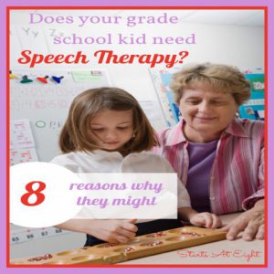 Does your grade school kid need Speech Therapy?