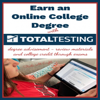 Flexible Online College Degree with Total Testing