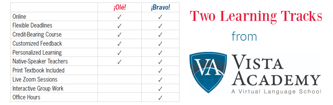 Vista Academy offers two learning tracks.