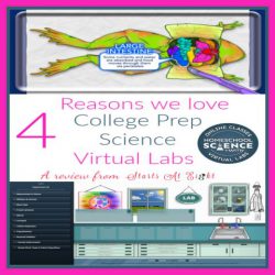 4 Reasons we love College Prep Science Virtual Labs - A review from Starts At Eight