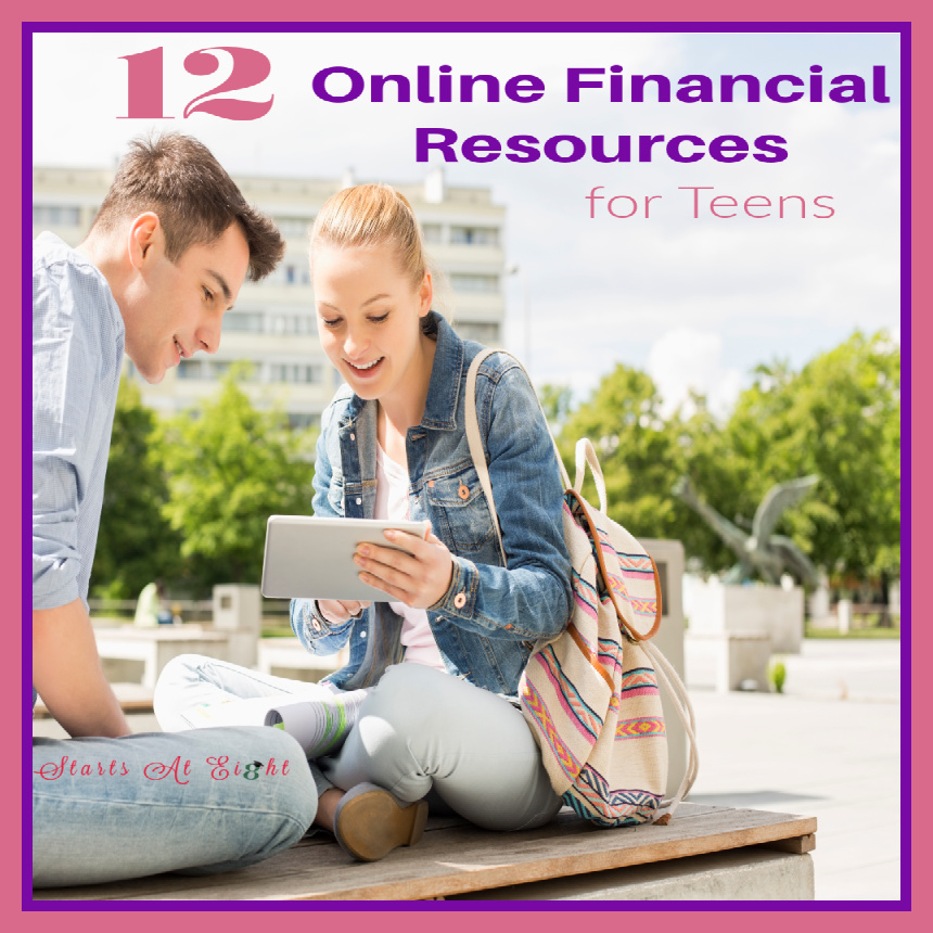 Online Financial Resources for Teens is all the best in help for teaching teens and helping them learn to navigate their own finances.