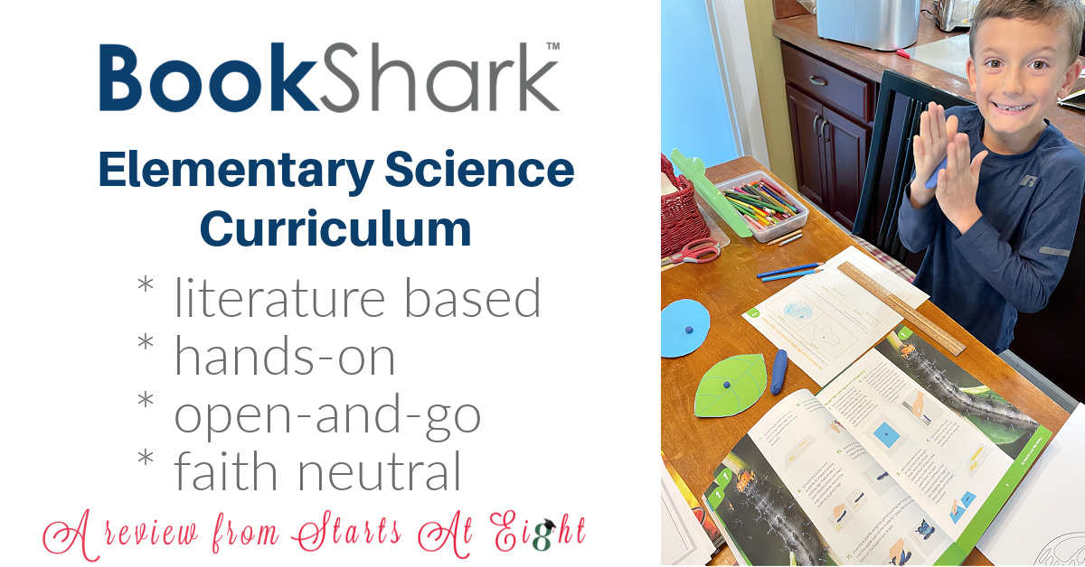 BookShark Elementary Science Curriculum is an open & go, literature based, hands-on, secular science curriculum for homeschoolers. 