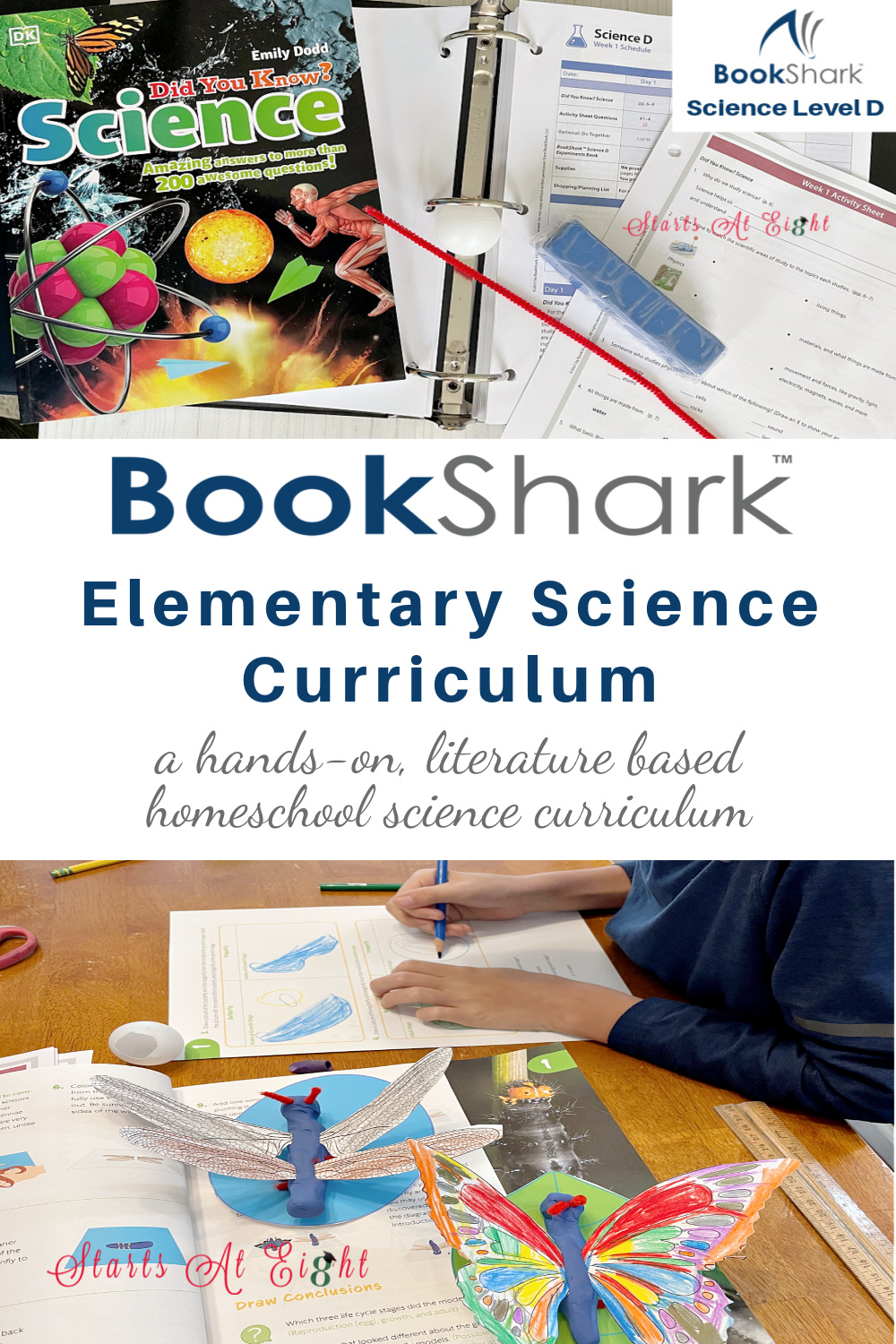 BookShark Elementary Science Curriculum is an open & go, literature based, hands-on, secular science curriculum for homeschoolers.