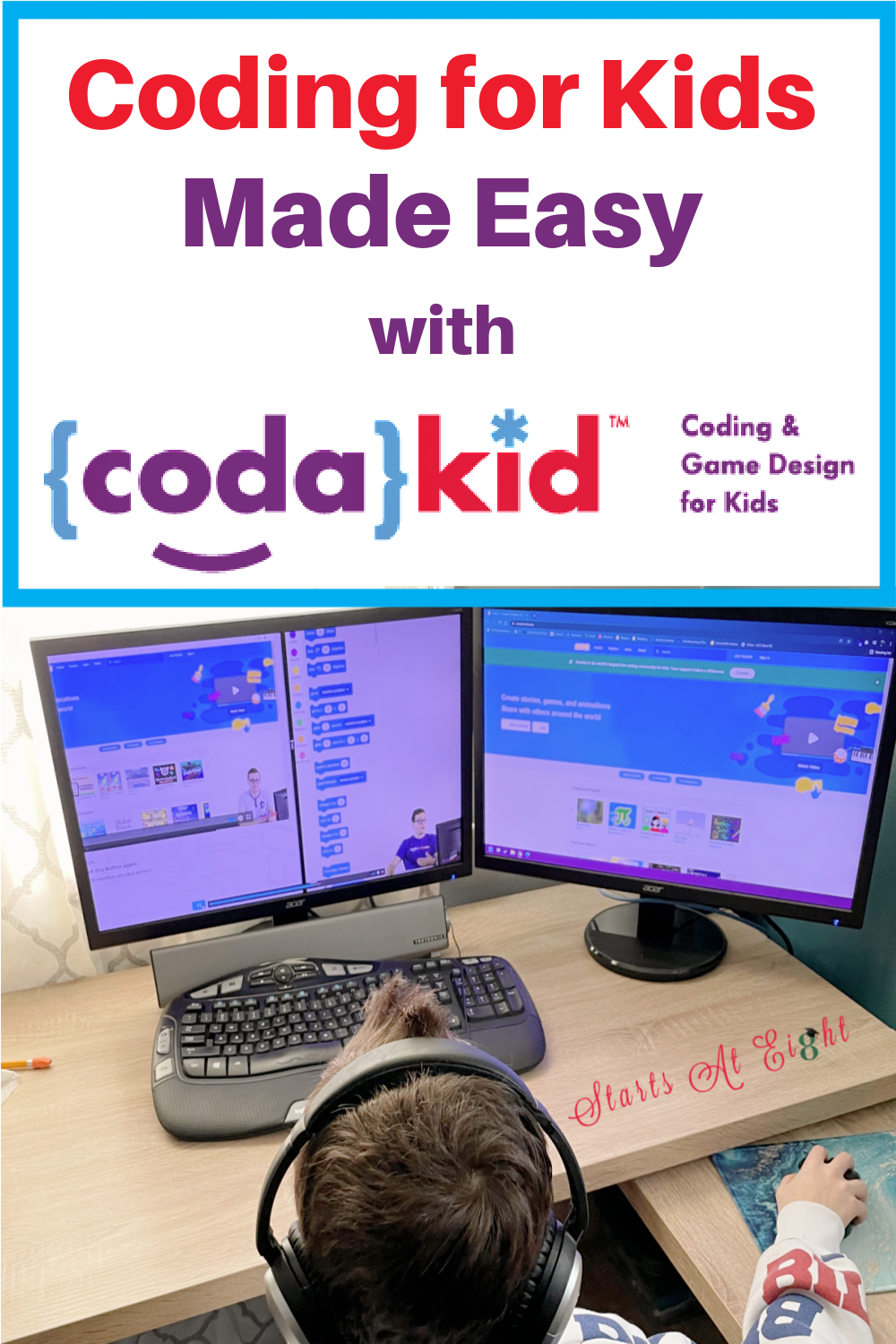 Coding for Kids with CodaKid is an easy way to help children gain important and necessary coding skills. Choose from self-paced courses or 1on1 private tutoring. A review from Starts At Eight