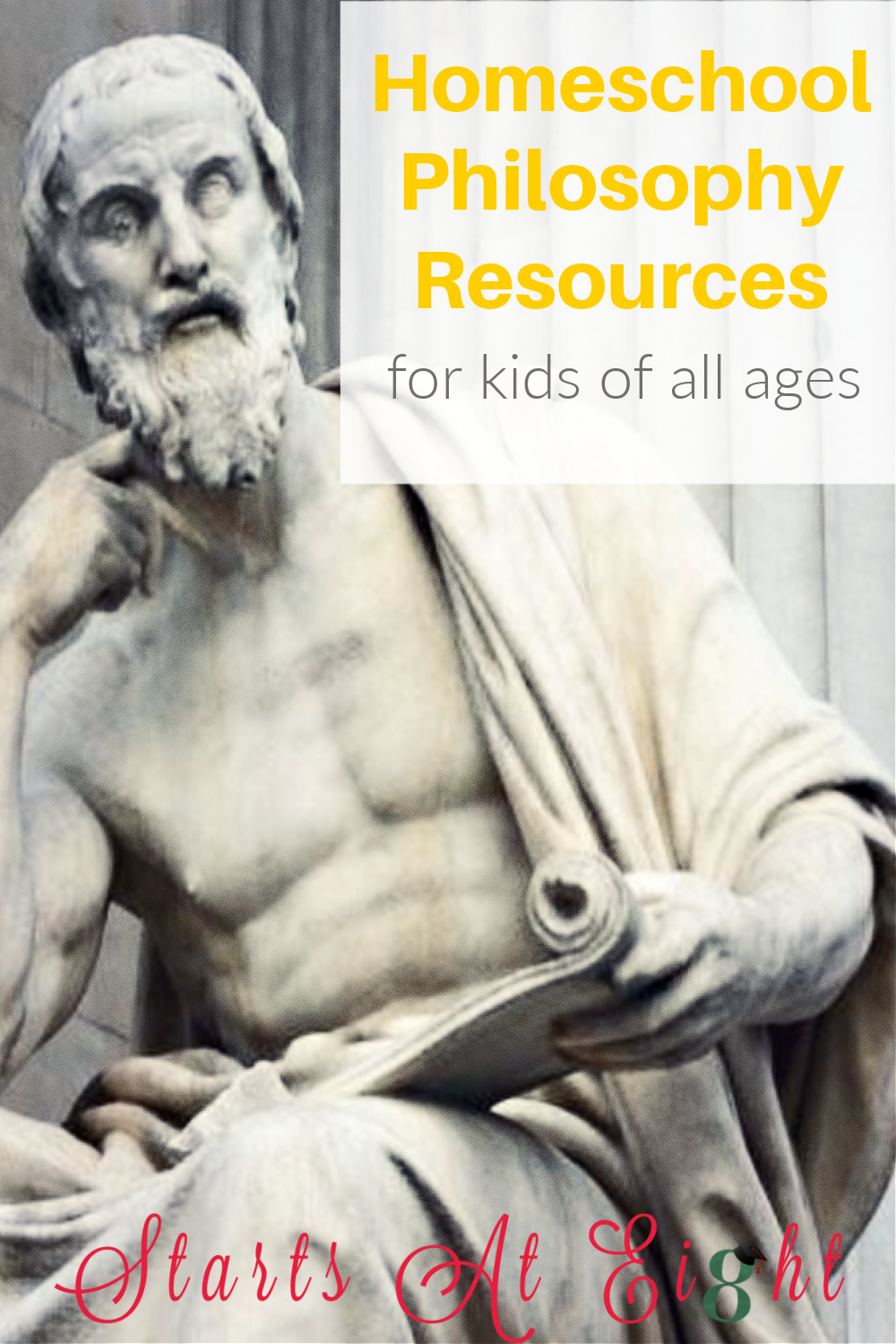 This is a collection of Homeschool Philosophy Resources for kids of all ages. Starting in elementary school, through high school and even college!