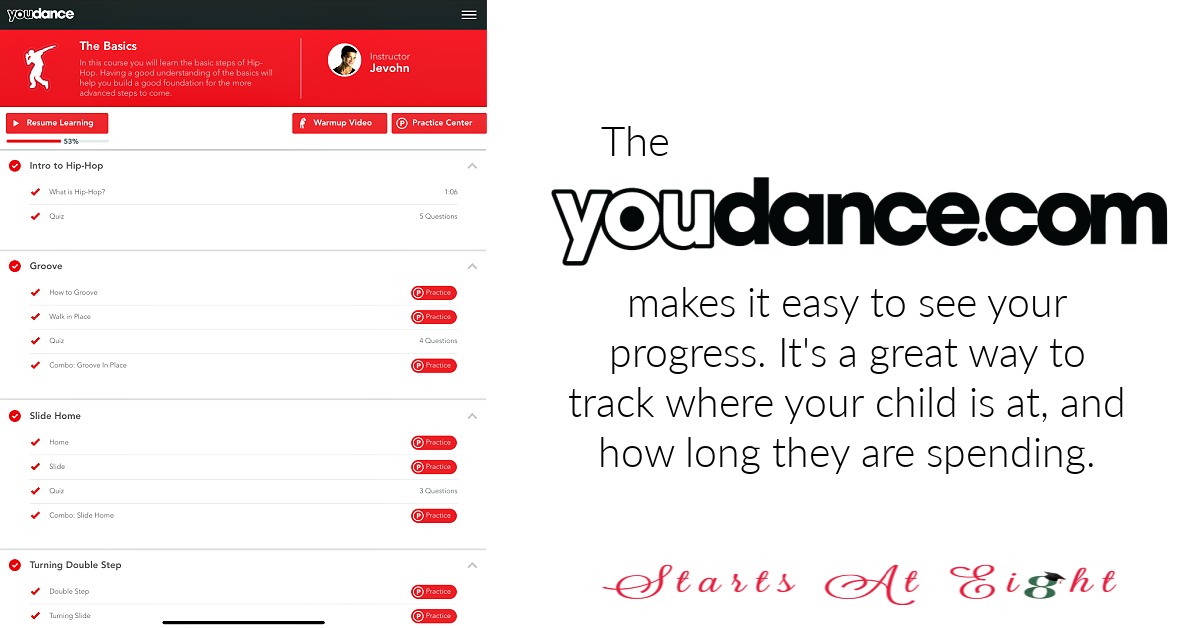 YouDance.com offers Online Dance Classes for kids. Step by step instruction in hip hop, ballet, jazz, contemporary, and clogging! Learn the steps, get detailed choreography instruction, follow allow with pre-choreographed songs and so much more!