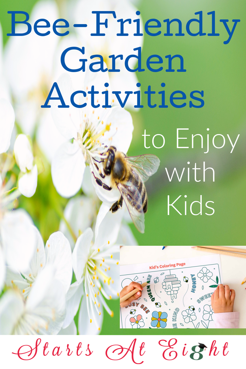 These Bee Friendly Garden Activities are such to delight your child AND help them learn more about bees than the fact that they sting!