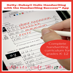 The Handwriting Success™ App is a handwriting App for teaching cursive using Getty-Dubay® Italic Handwriting, making it easy to learn, even on the go!