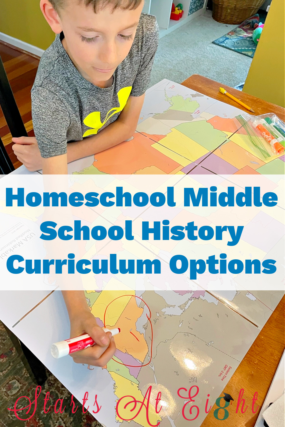 This collection of Homeschool Middle School History options. includes literature and textbook options as well as World and American History.
