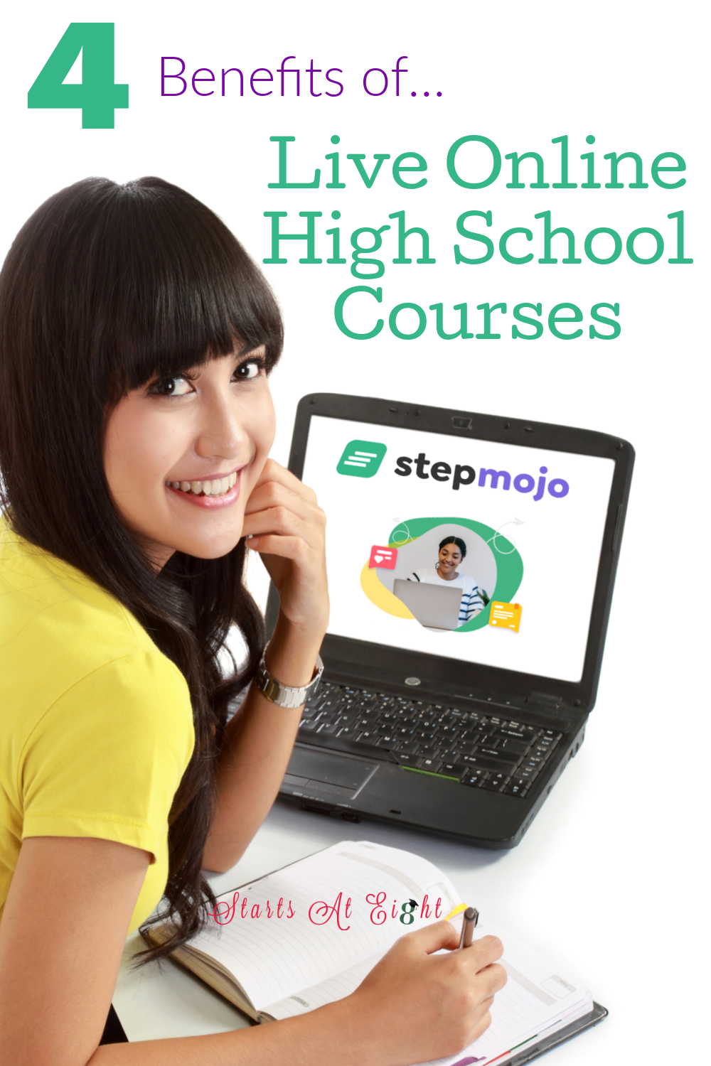 Using live online high school courses for homeschooling high school is a wonderful way to outsource topics you don't feel comfortable teaching yourself. 