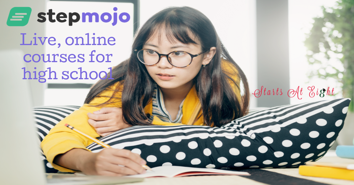 Using live online high school courses for homeschooling high school is a wonderful way to outsource topics you don't feel comfortable teaching yourself.