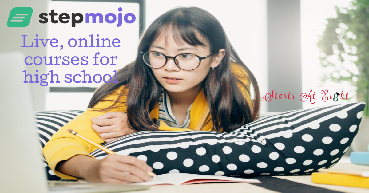 Using live online high school courses for homeschooling high school is a wonderful way to outsource topics you don't feel comfortable teaching yourself. 