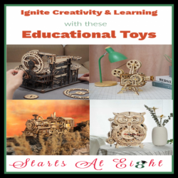 These unique 3D wooden puzzles ignite creativity and learning in kids. With working/moving parts kids learn about mechanical parts, friction, and so much more!