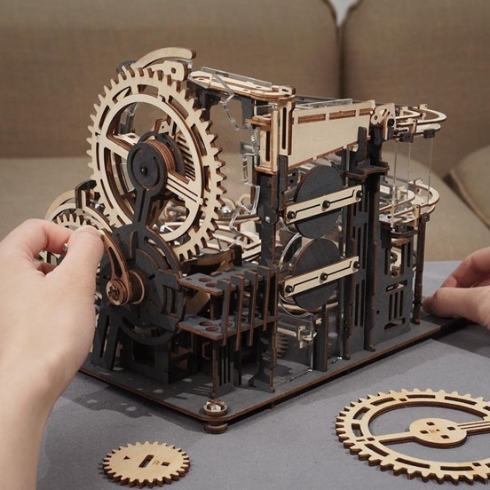 Marble Night City wooden 3D puzzle