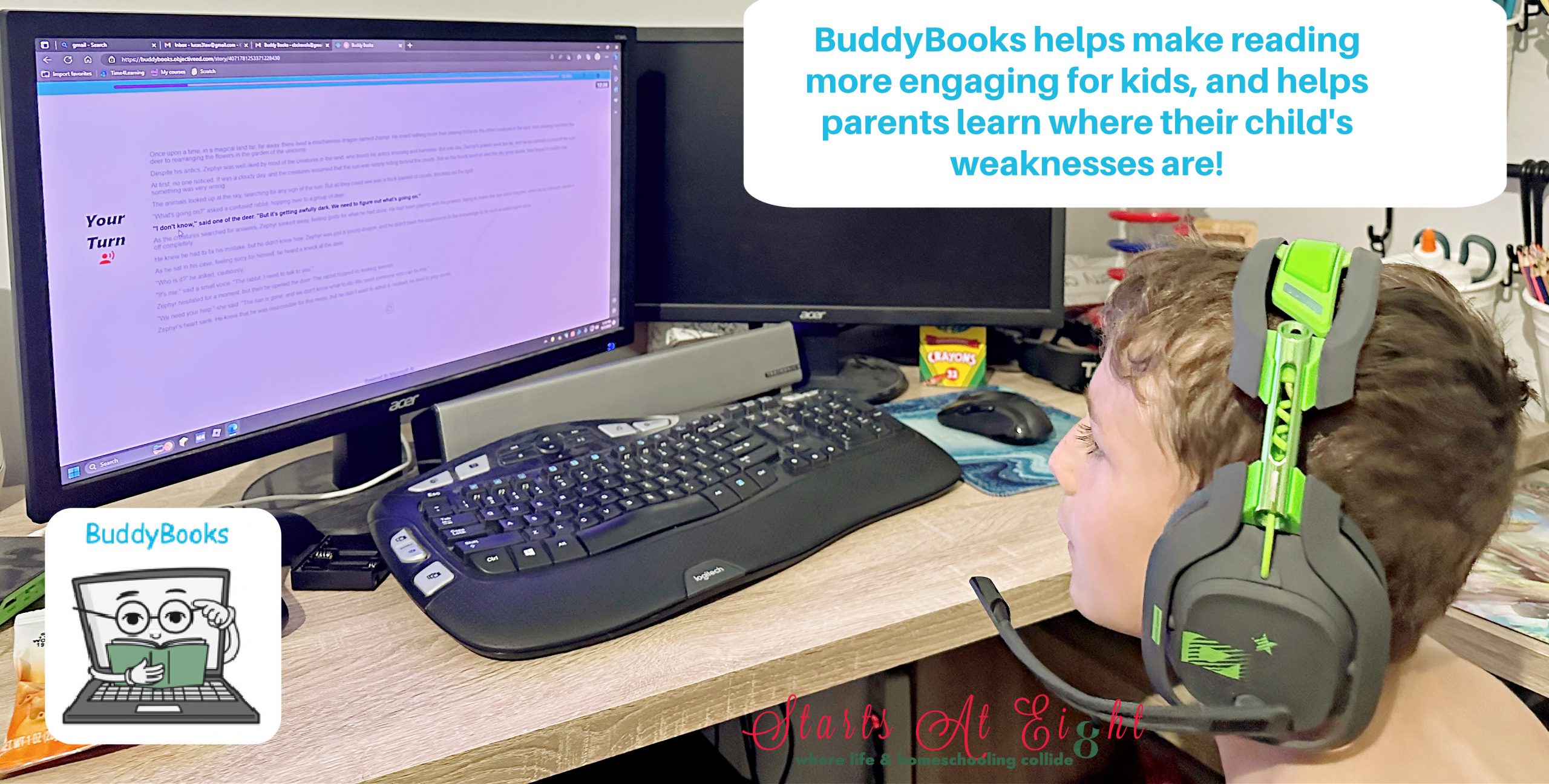 BuddyBooks encourages independent reading