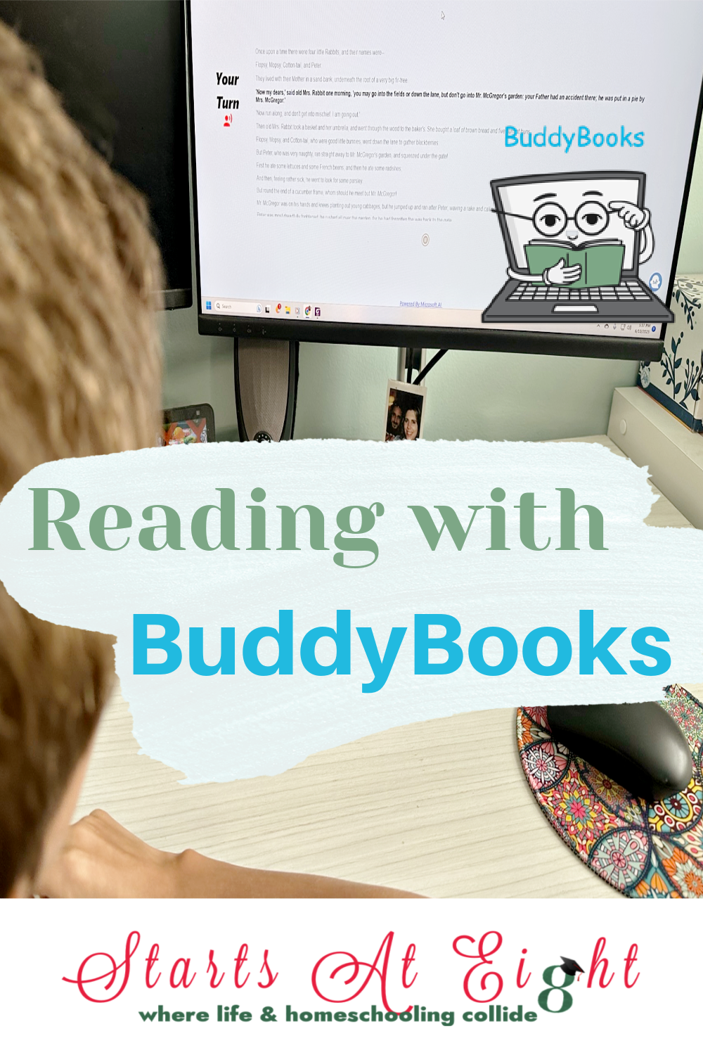 BuddyBooks is a companion reader for your kids that encourages engagement in reading while tracking your child's fluency through AI technology.