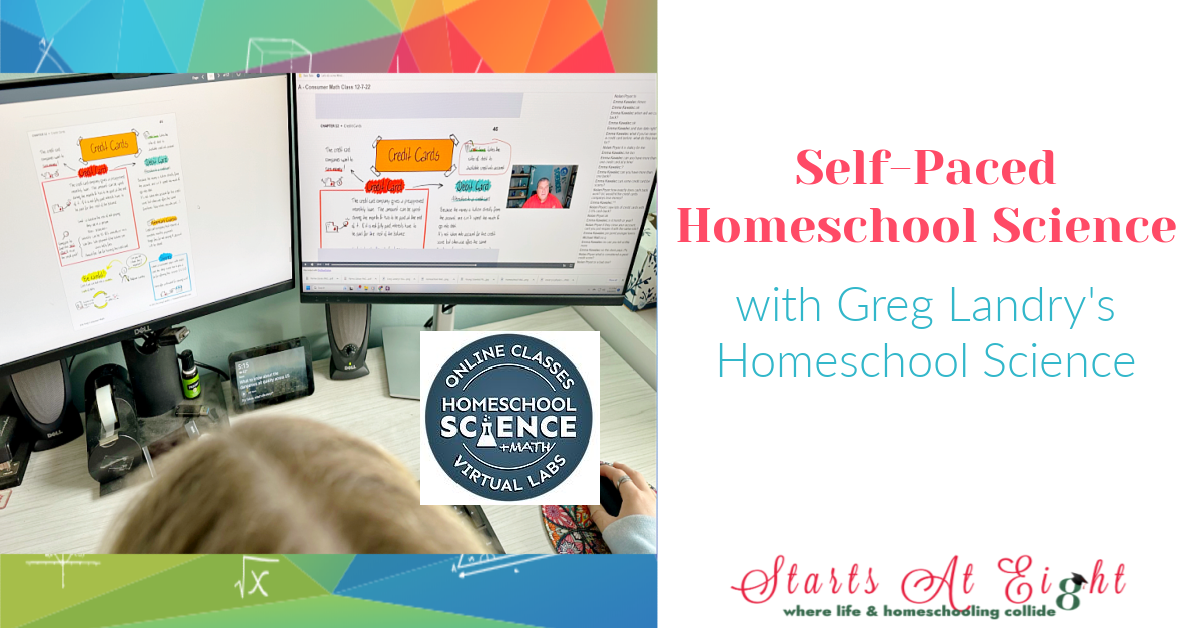 Self-Paced Homeschool Science with Greg Landry's Homeschool Science