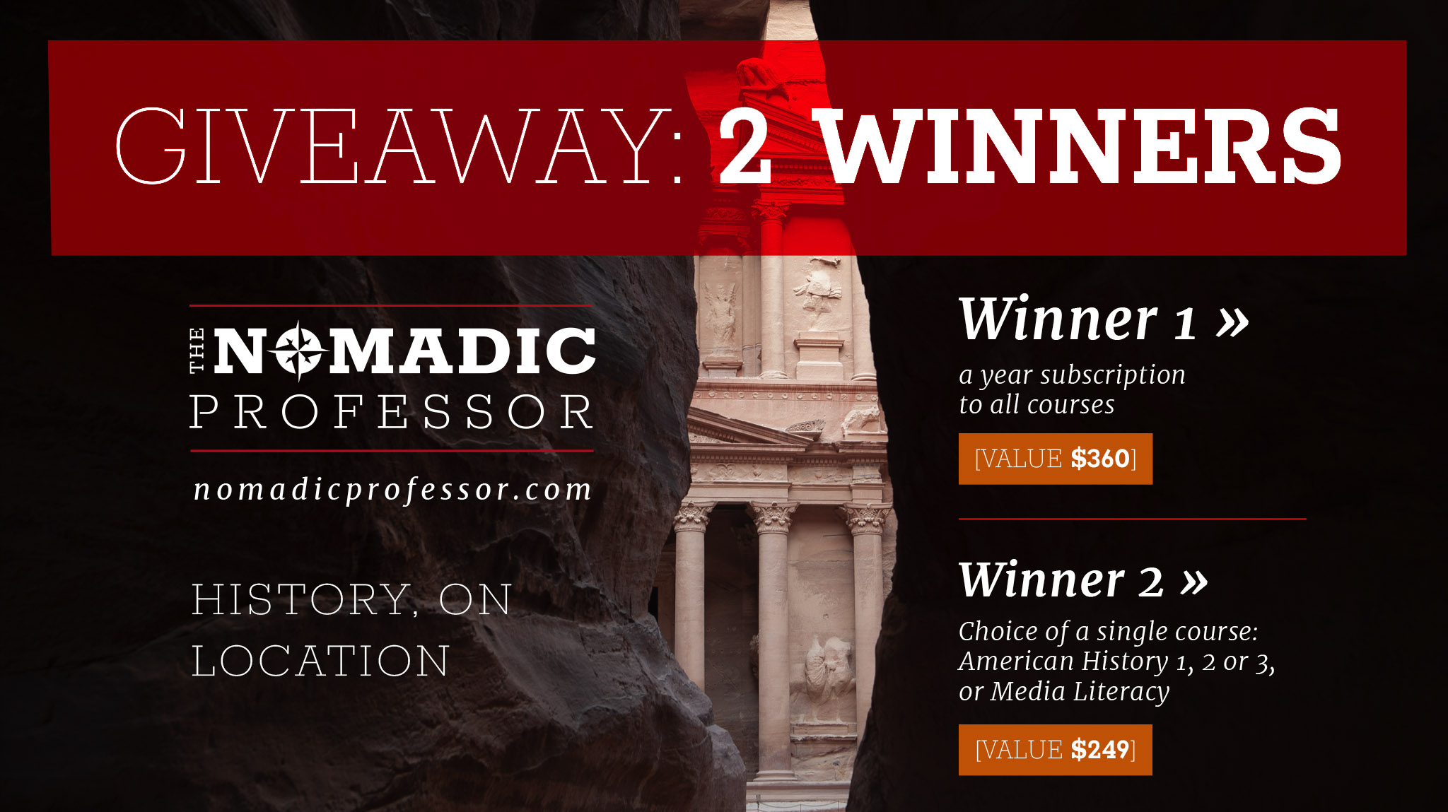 Nomadic Professor Giveaway